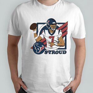 Houston Texans CJ Stroud Draft Pick Football Rookie Fan Support Graphic Tee 05